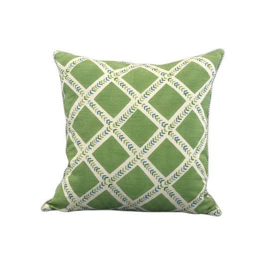 Mithya Linen Pillow Cover - Green