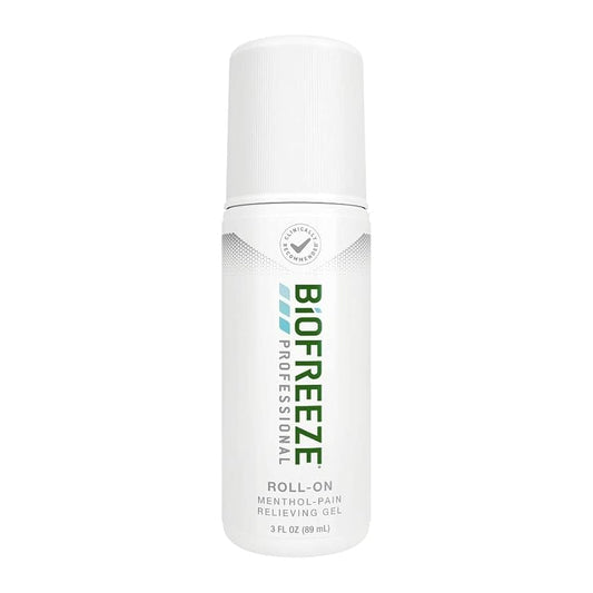 Biofreeze Professional Pain Relief Roll-On, Knee & Lower Back Pain Relief, Arthritis Pain Reliever, Neck Pain Relief, Cooling Joint Pain Relief, Roll-On Menthol Gel, 3 Fl Oz