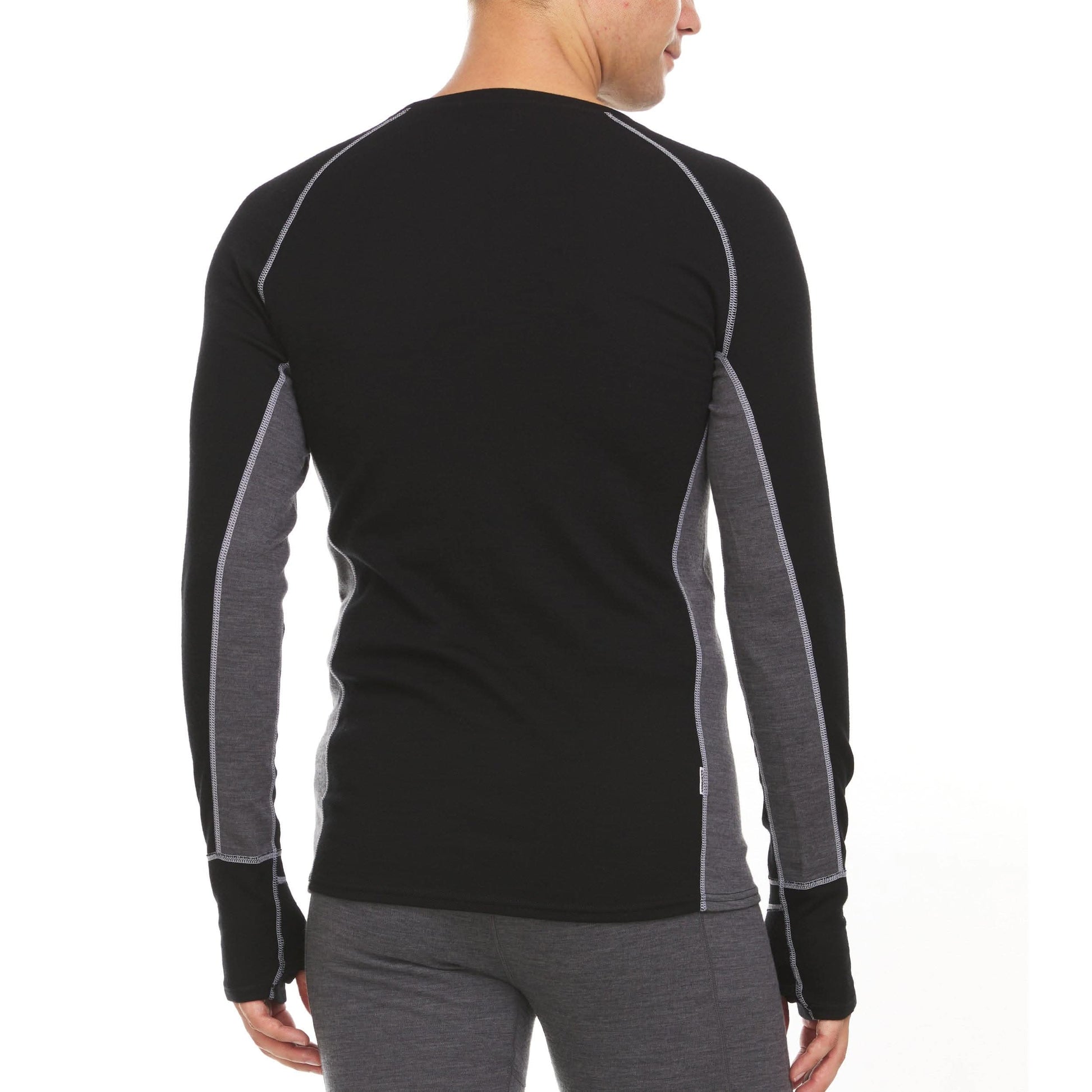 Midweight - Men's Wool Long Sleeve Crew Woolverino - Osadia Concept Store