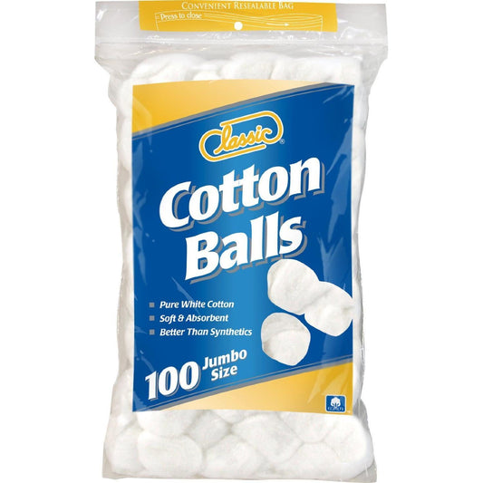 Goodsense Cotton Balls 100CT Jumbo Size 1/36