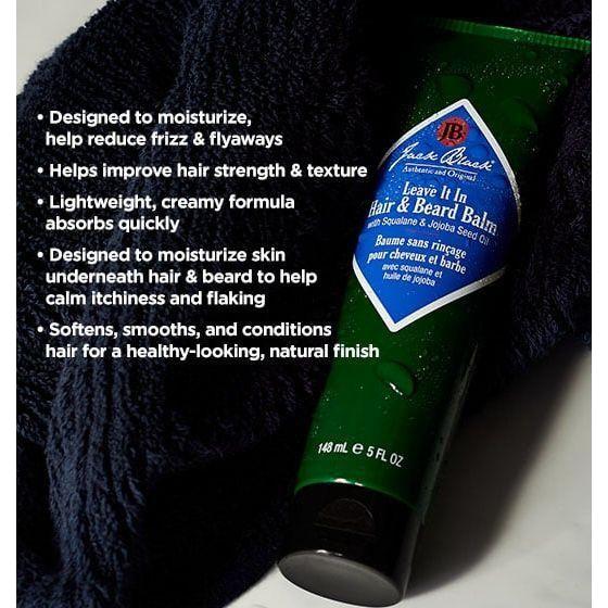 Jack Black Leave It In Hair & Beard Balm 5 Oz