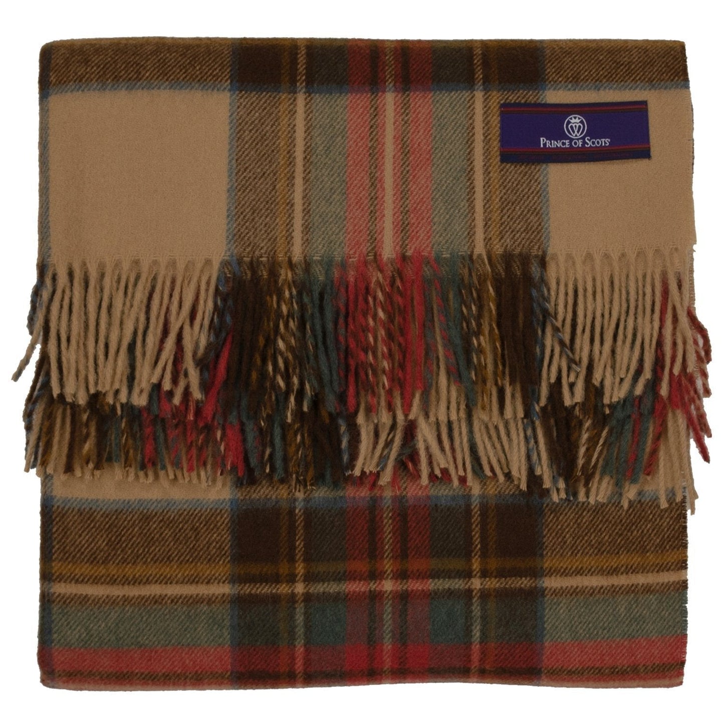 Prince of Scots Merino Wool Throw ~ Antique Dress Stewart ~