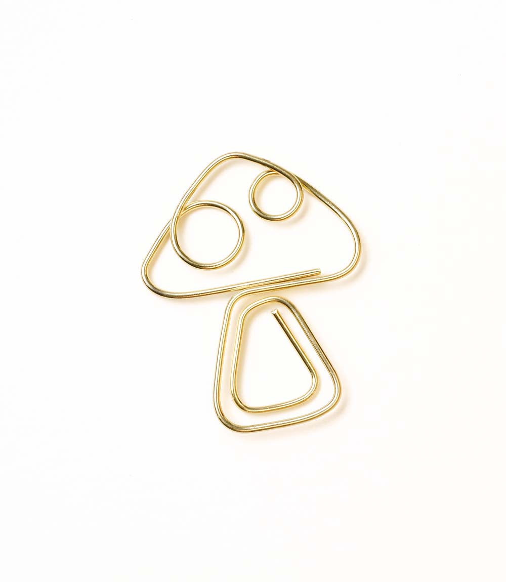 Kitaab Mushroom Wire Bookmark - Gold - Osadia Concept Store
