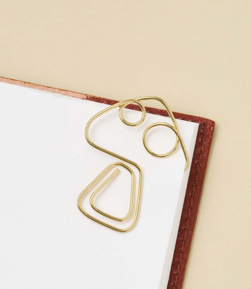 Kitaab Mushroom Wire Bookmark - Gold - Osadia Concept Store
