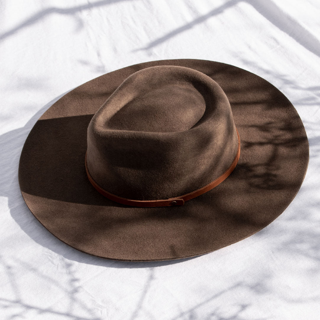 La Vida Wool Rancher Hat - Oak