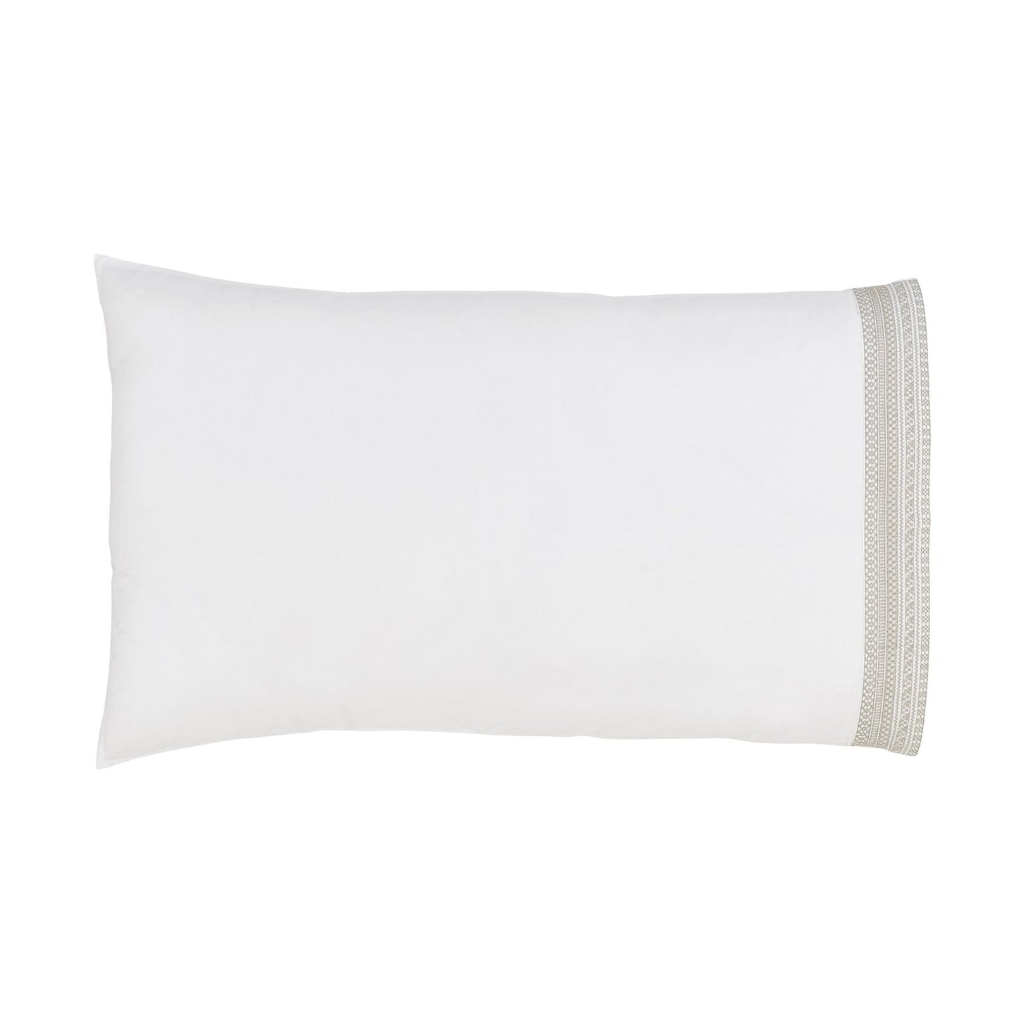S/2 Olivia Cotton Percale Pillowcase