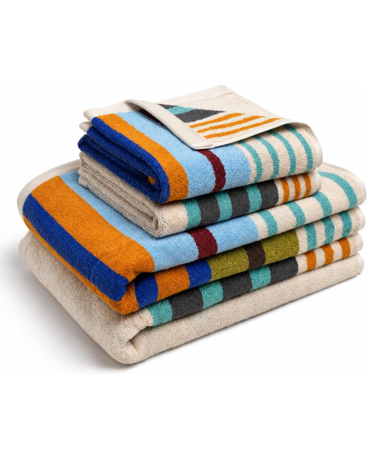 Everlayer Plush  Cotton Reversible Towel - Janus Composition