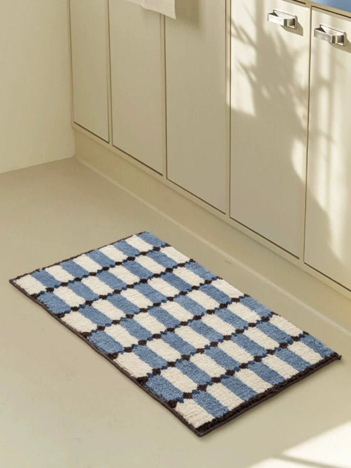 Retro Checker Bath Rug