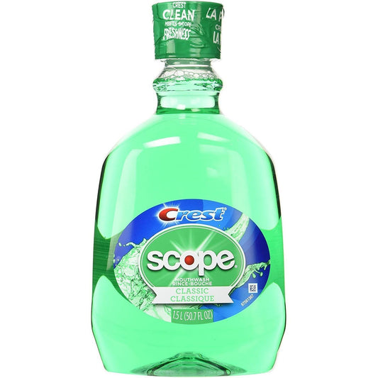 Crest Scope Mouthwash, Original Mint, Classic 50.7 Fl Oz