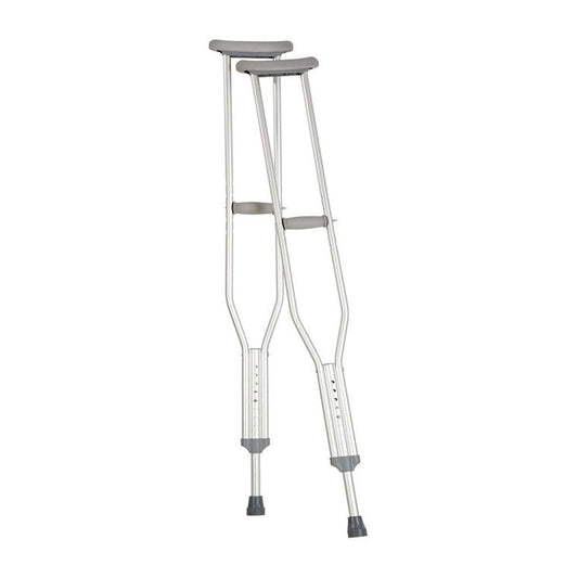 Carex Tall Push Button Aluminum Crutches