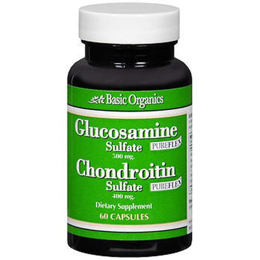 Basic Organics Glucosamine Sulfate And Chondroitin Capsule 60 Caps