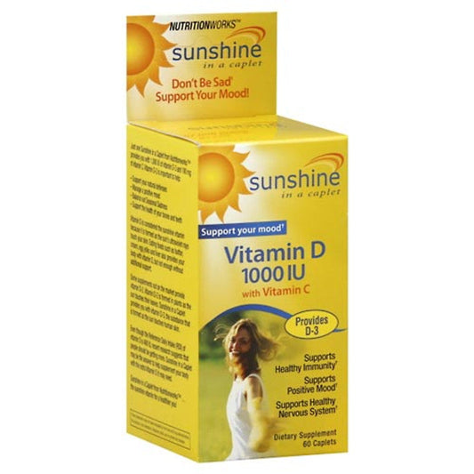Windmill Vitamins Sunshine Vitamin D3 25mcg 1000 IU With Vitamin K2