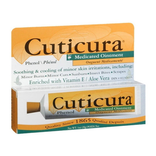 Cuticura Medicated Ointment With Phenol, 1 Oz