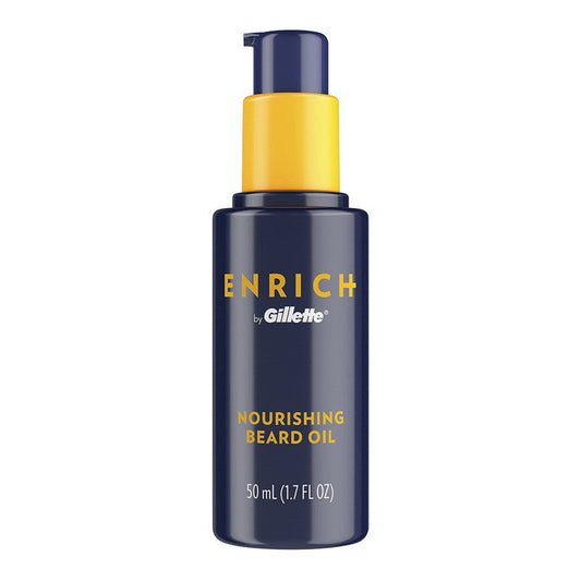 Enrich Gillette Beard Oil For Men, 1.7 Fl Oz