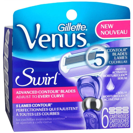 Gillette Venus Deluxe Smooth Swirl Women's Razor Blade Refills