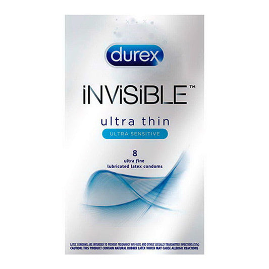 Durex Condom Invisible Ultra Thin Natural Latex Condoms