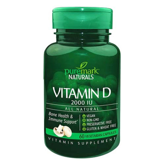 Puremark Vitamin D 2000 Iu Vegetarian Capsules