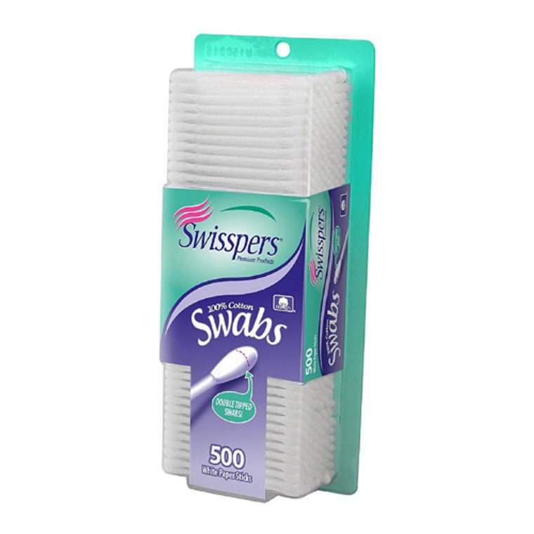 Swisspers Hisopos De Algodón 500 Unidades