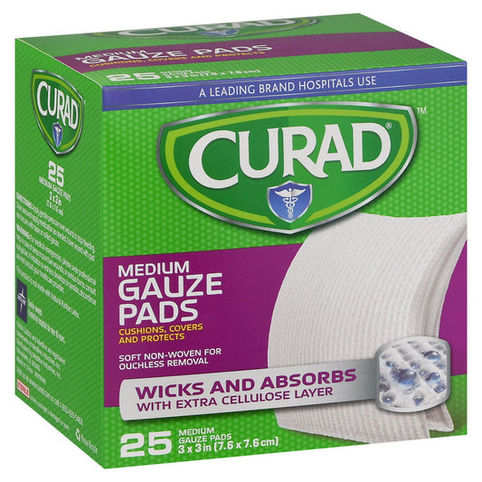 Curad Pro Gauze Pads 25