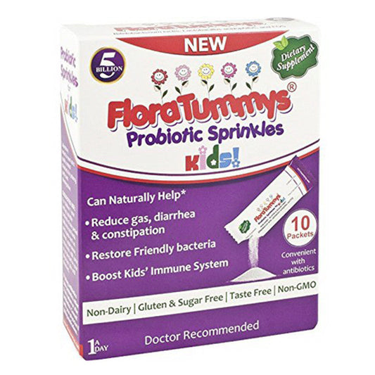 FloraTummys 2 Pack - Probiotic Sprinkle Packets For Kids