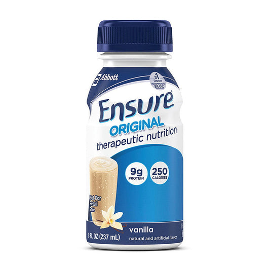 Ensure Oral Supplement Original Therapeutic Nutrition Vanilla, 8 Oz