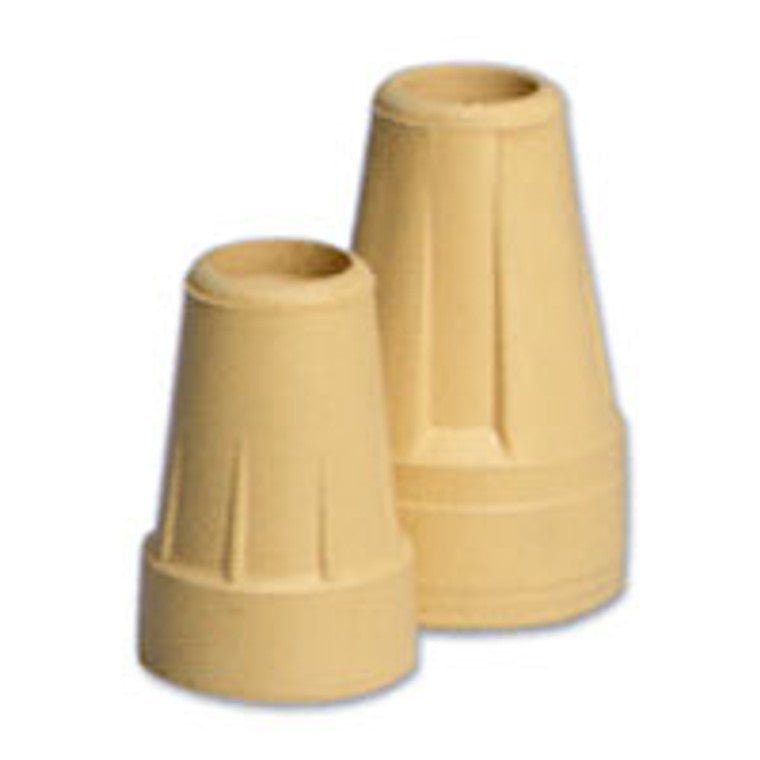 Carex Standard 3/4" To 7/8" Crutch Tips, Tan