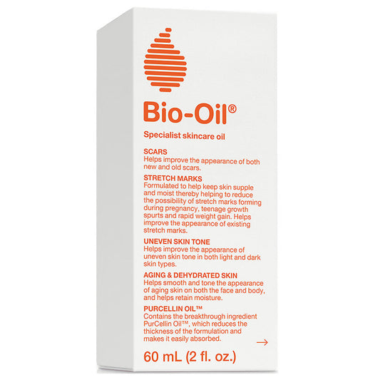 Bio-Oil Skincare Vitamin E For Scars, Stretch Marks And Uneven Skin Tone 60ml