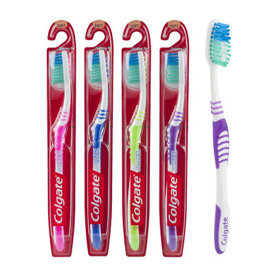 Colgate Plus Dual Cleaning Tip Full Head Soft Toothbrush 1EA
