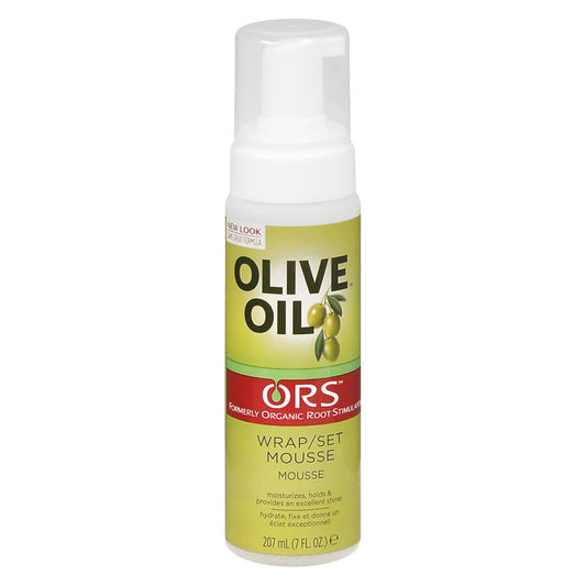 ORS Organic Root Stimulator Hair Mousse - Olive Oil Wrap & Set 7.00 Oz