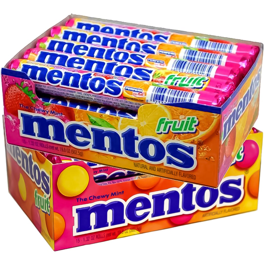 Mentos Mixed Fruit Chewy Mint Rolls