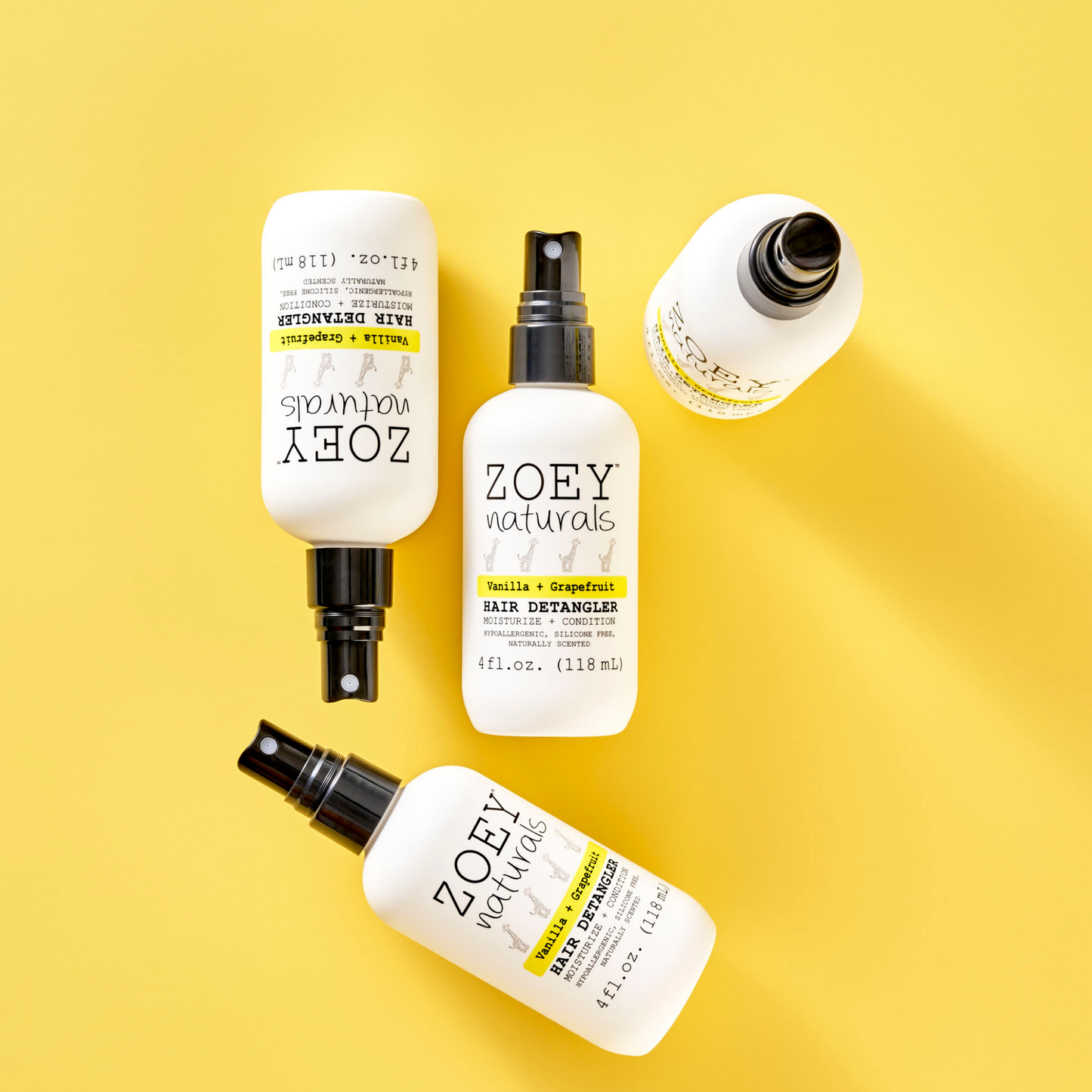 Vanilla + Grapefruit Hair Detangler
