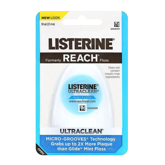 Reach Listerine Ultraclean 30 Yards Mint Dental Floss