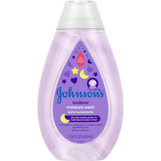 Johnson's Bedtime, Moisture Wash, Baby, 13.6 Fl Oz