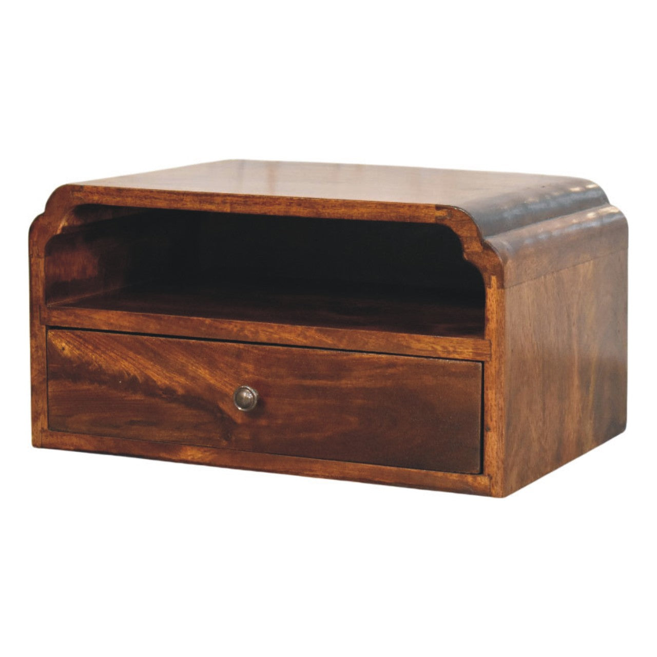 Artisan Furniture Solid Wood Avora Wall-Mounted Bedside
