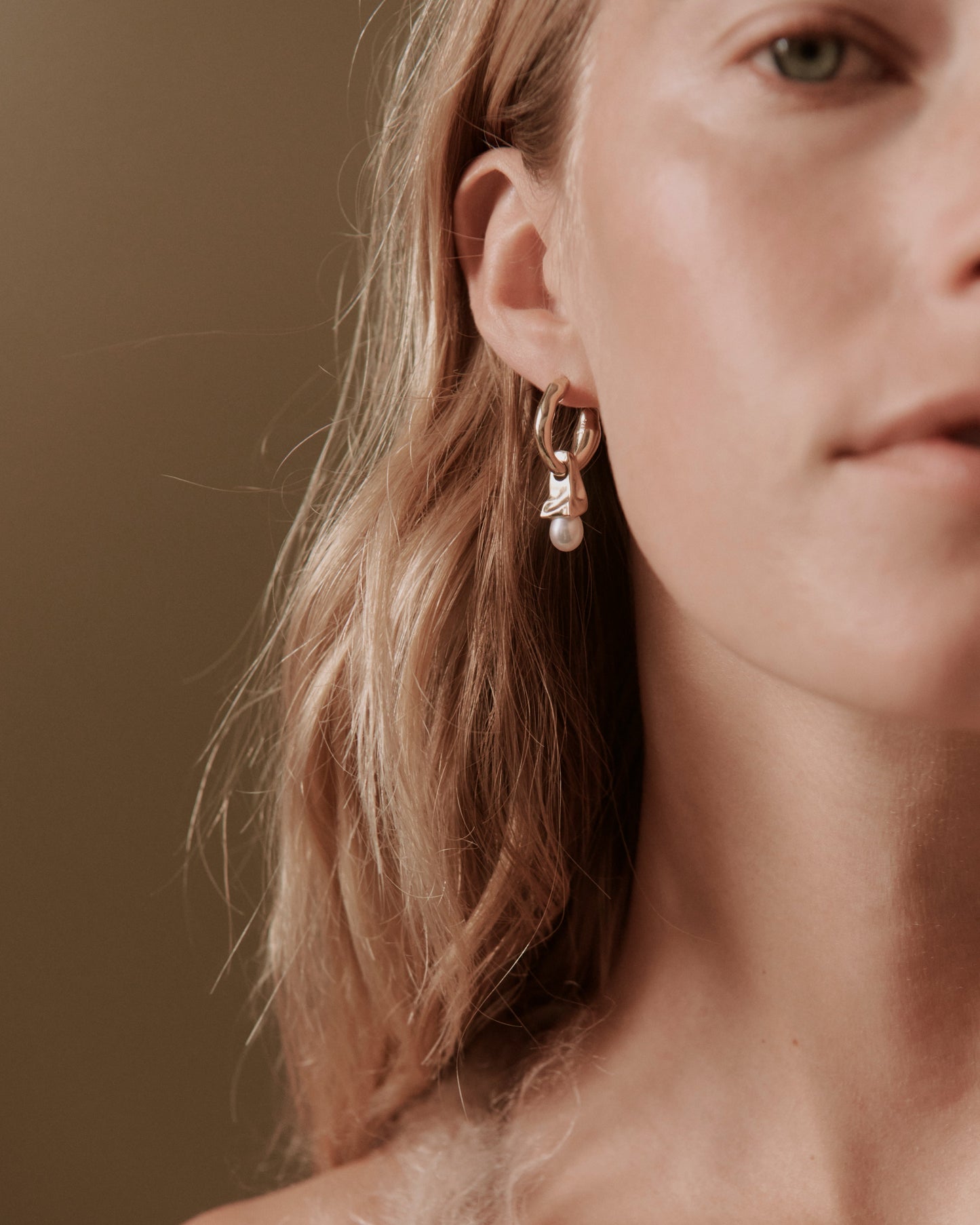 Danny Drop Pearl Earrings