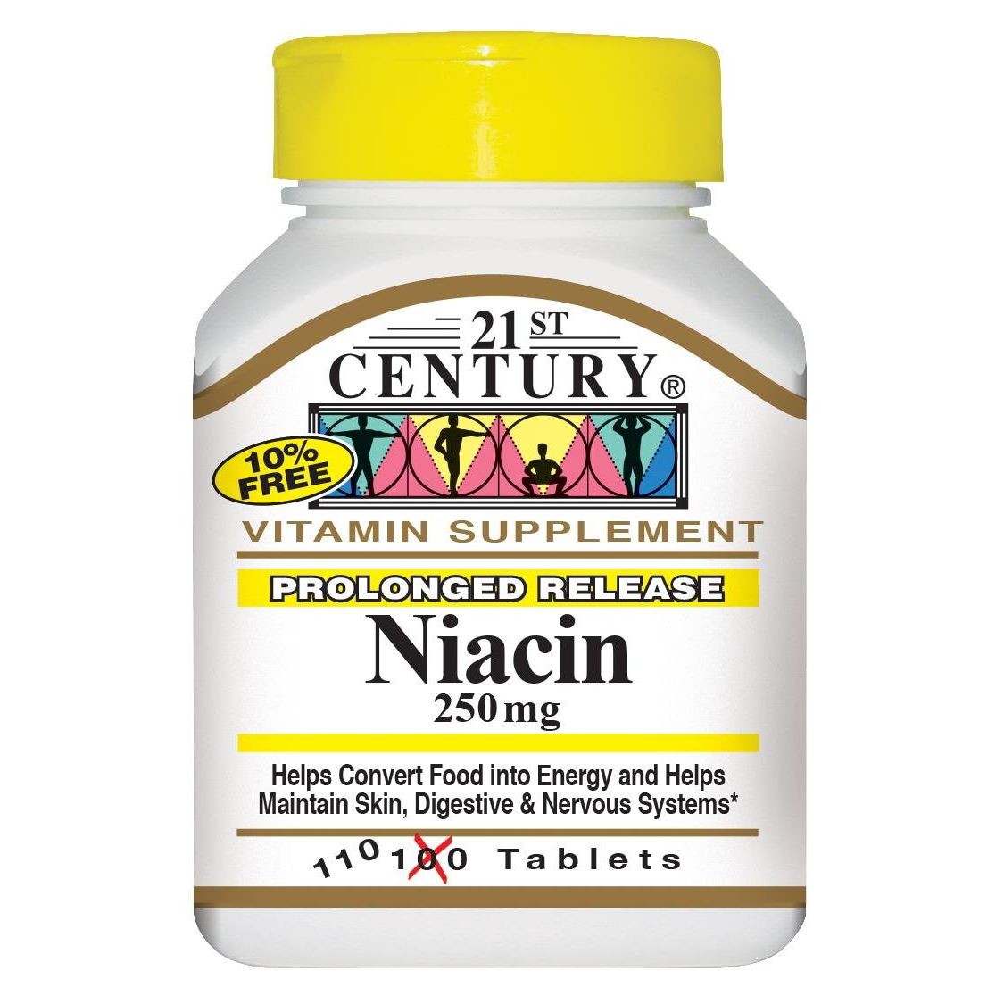 21st Century Niacin Prolonged Release 250 Mg Tablets