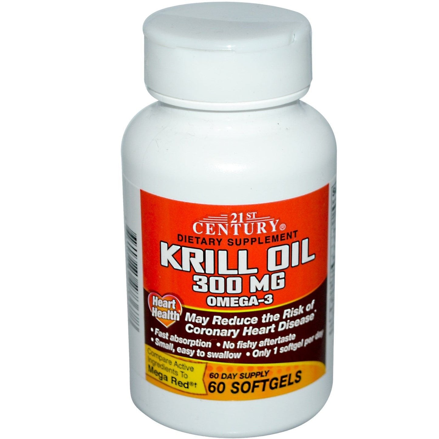 21st Century Krill Oil, 350 Mg, 60 Softgels