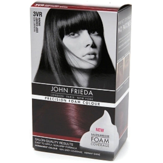 John Frieda Radiant Red Foam Color, Precision, Deep Cherry Brown 3VR
