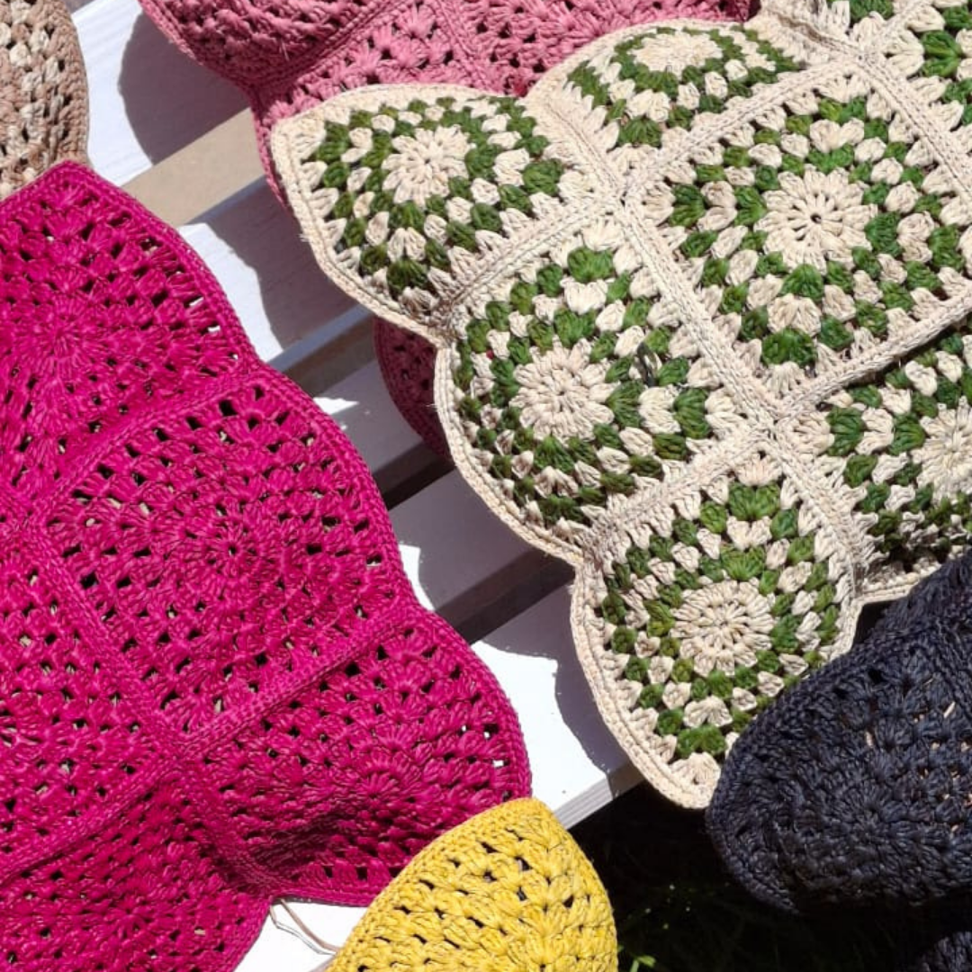 Raffia Cushion