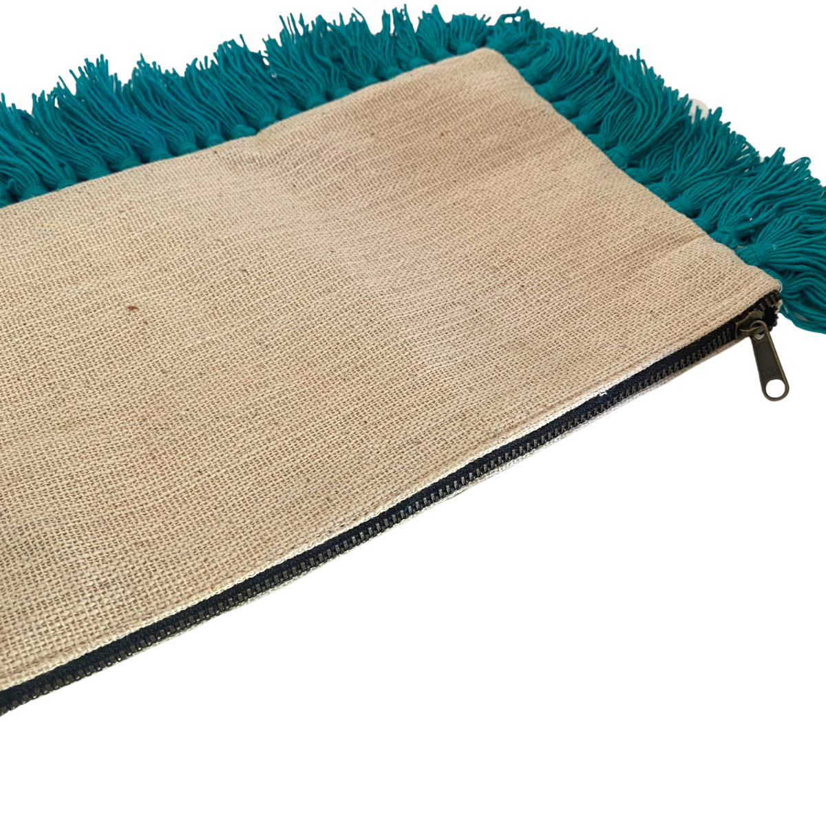 Organic Cotton Fringe Tassel Wristlet - Thailand