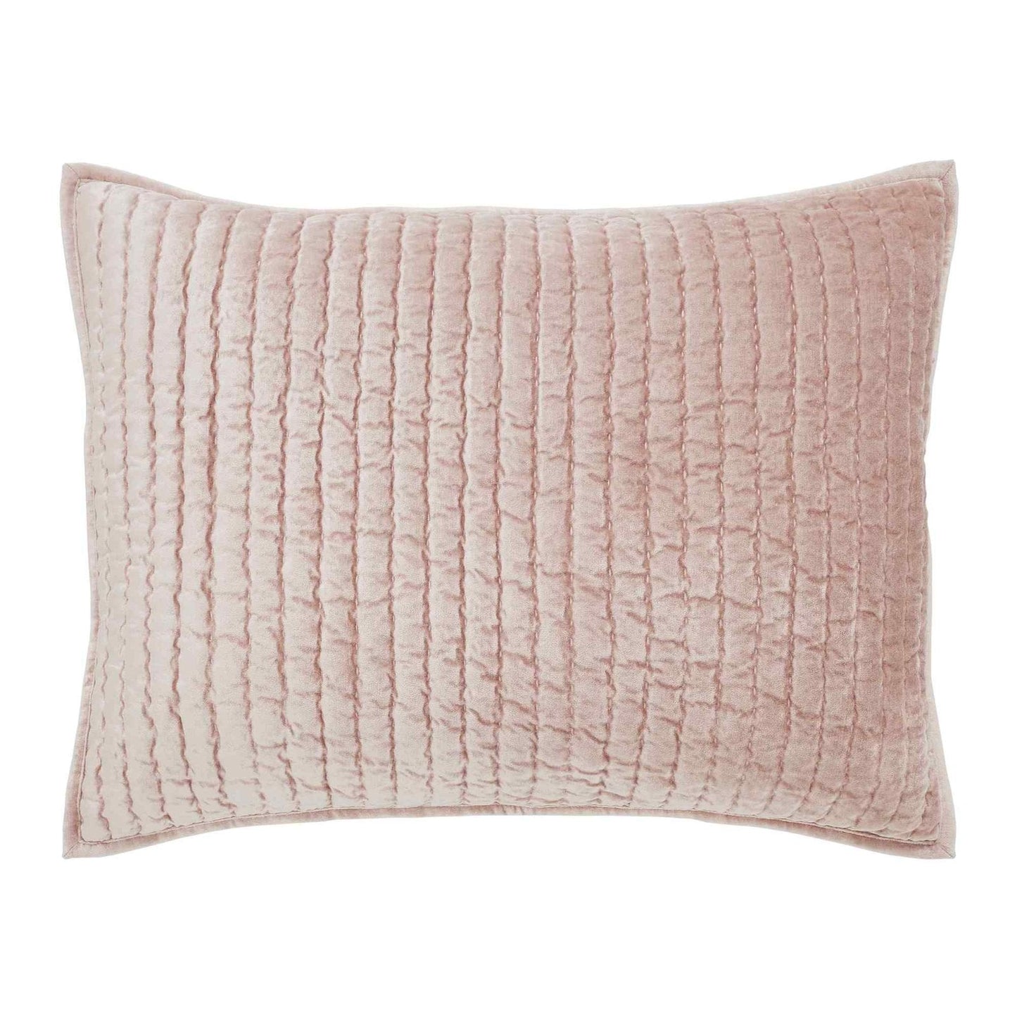 Walton Channel Velvet Quilt Sham