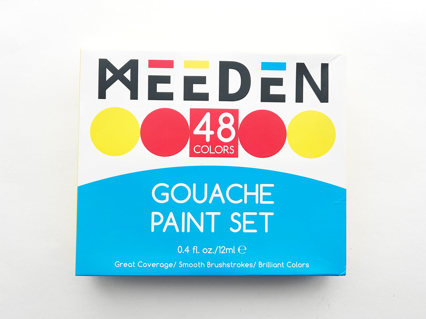 48-Color Gouache Paint Set for Beginner-Friendly Art Sessions