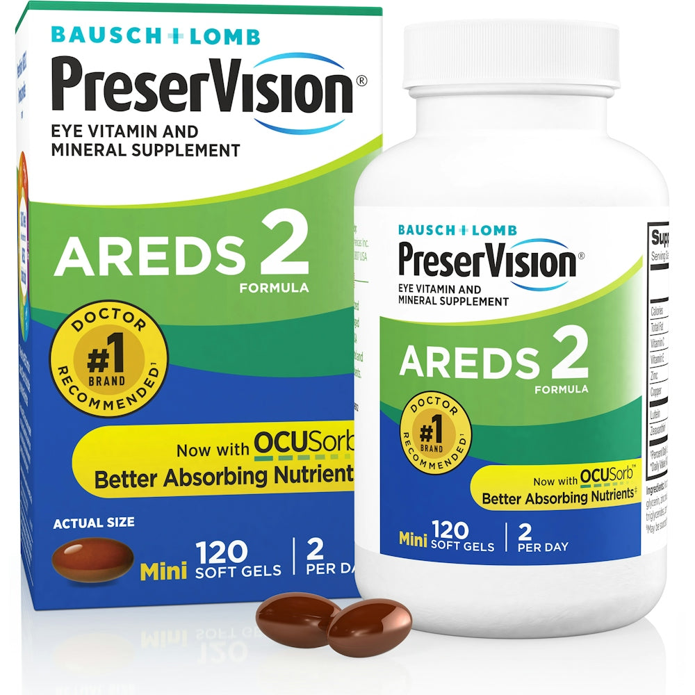 PreserVision Eye Vitamin & Mineral Supplement Areds 2 Formula