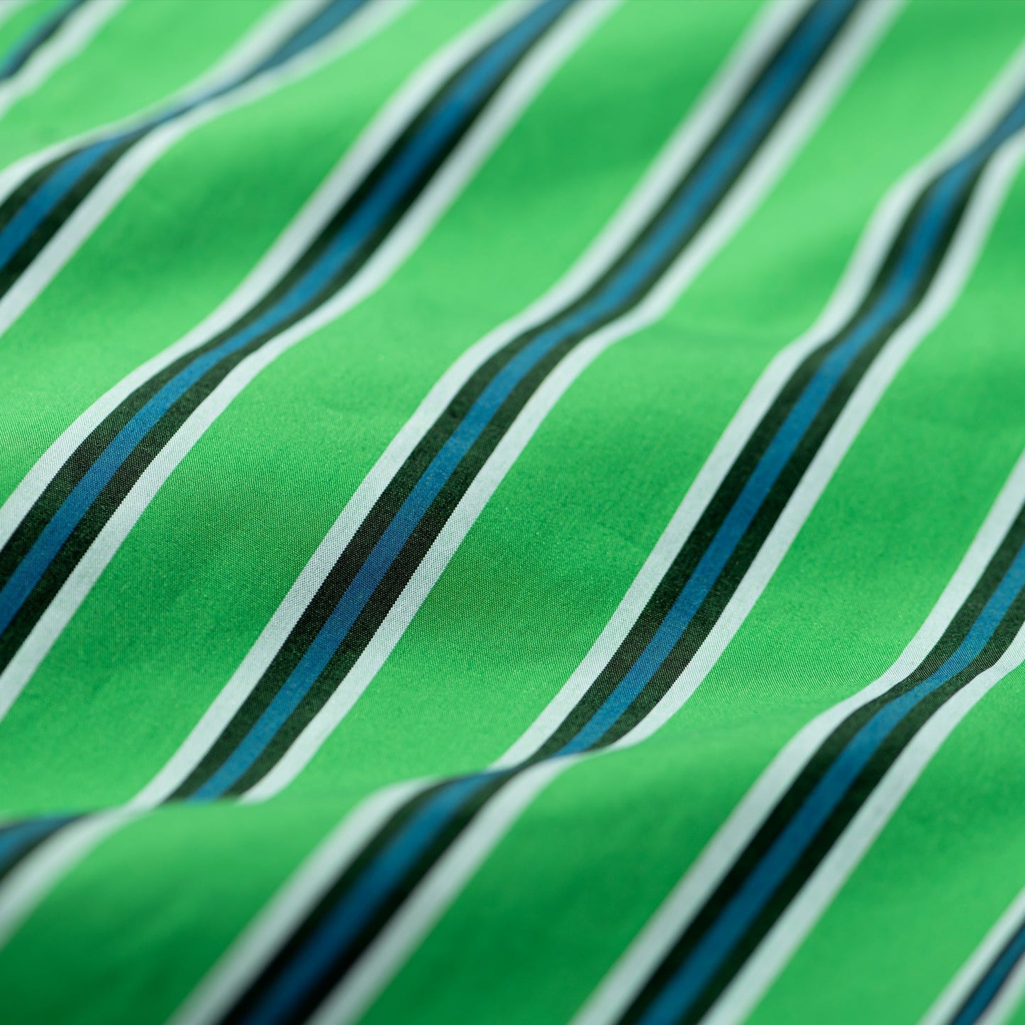 Cotton Crew Neck Stripe Shirt