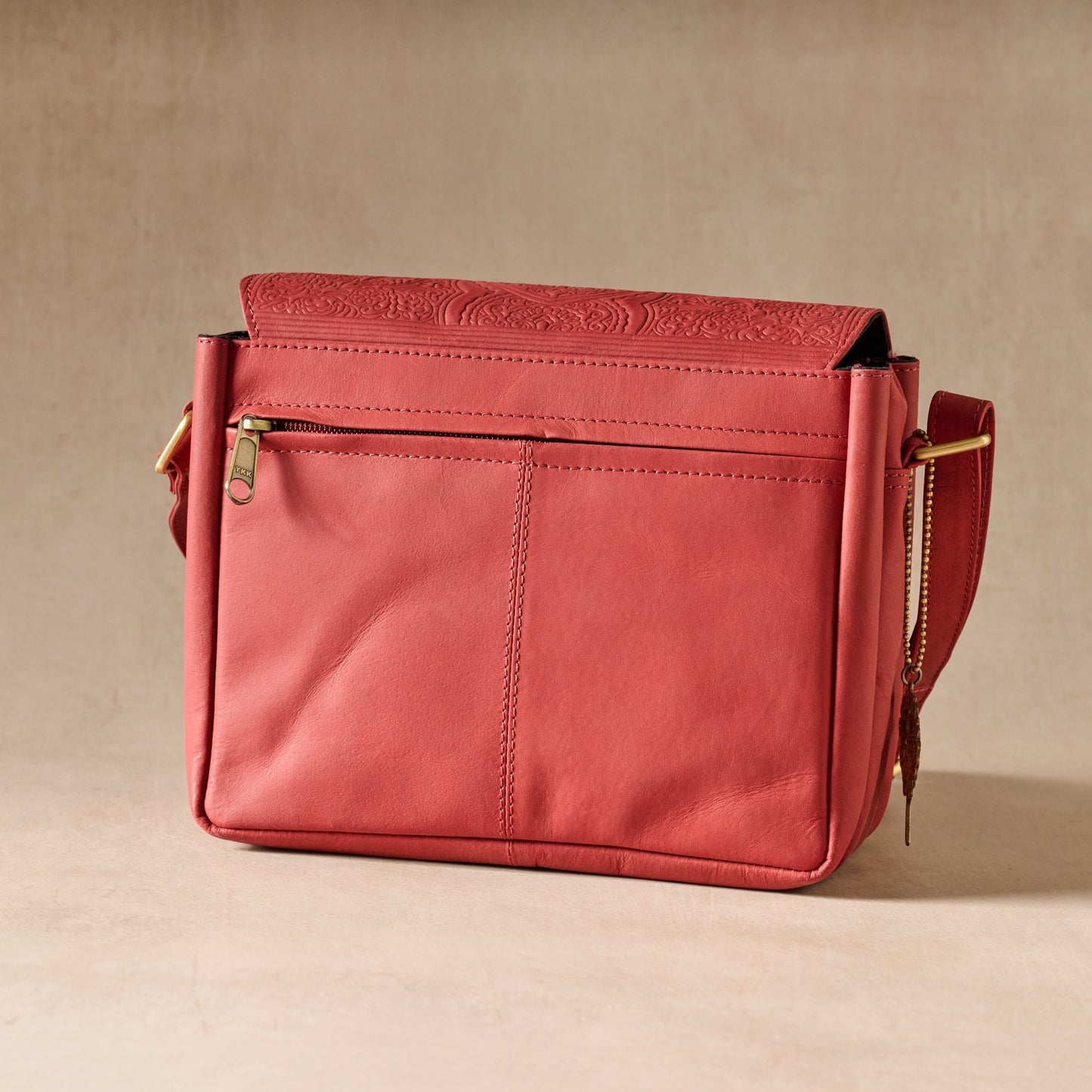 Kohra Embossed Leather Crossbody Bag