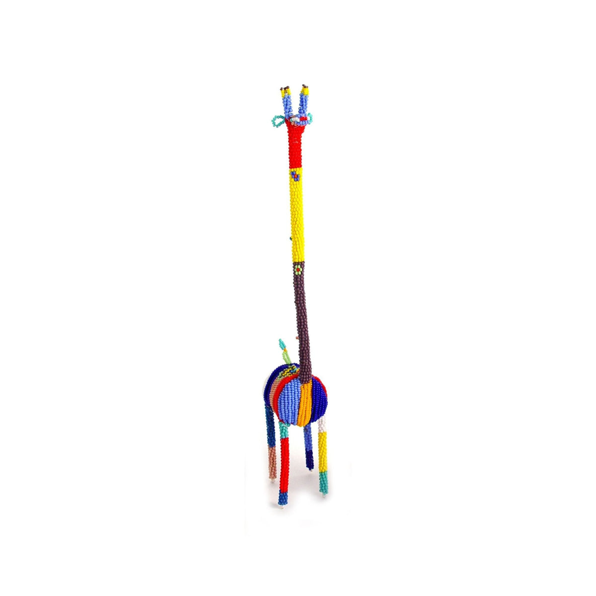 Small Beaded Giraffe - Multicolor