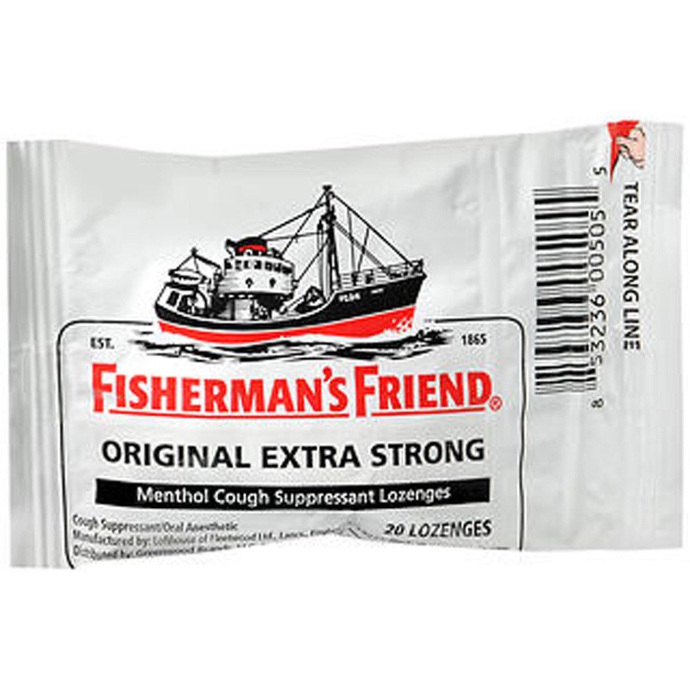 Fisherman's Friend Original Extra Strong Menthol Cough Suppressant Lozenges