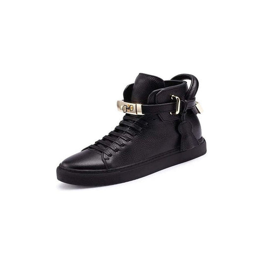Zenith High-Top – Black Smooth