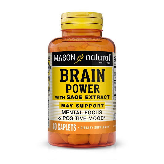 Mason Natural Brain Powder With Sage Extract - 60ct