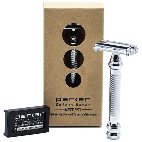 Parker 99R Chrome Super Heavyweight Long Handle Butterfly Safety Razor